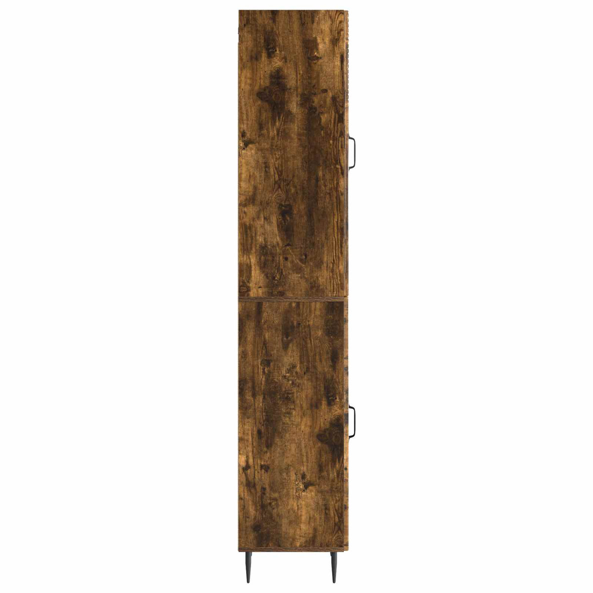 Cabinet Set 2 pcs Smoked Oak Engineered Wood