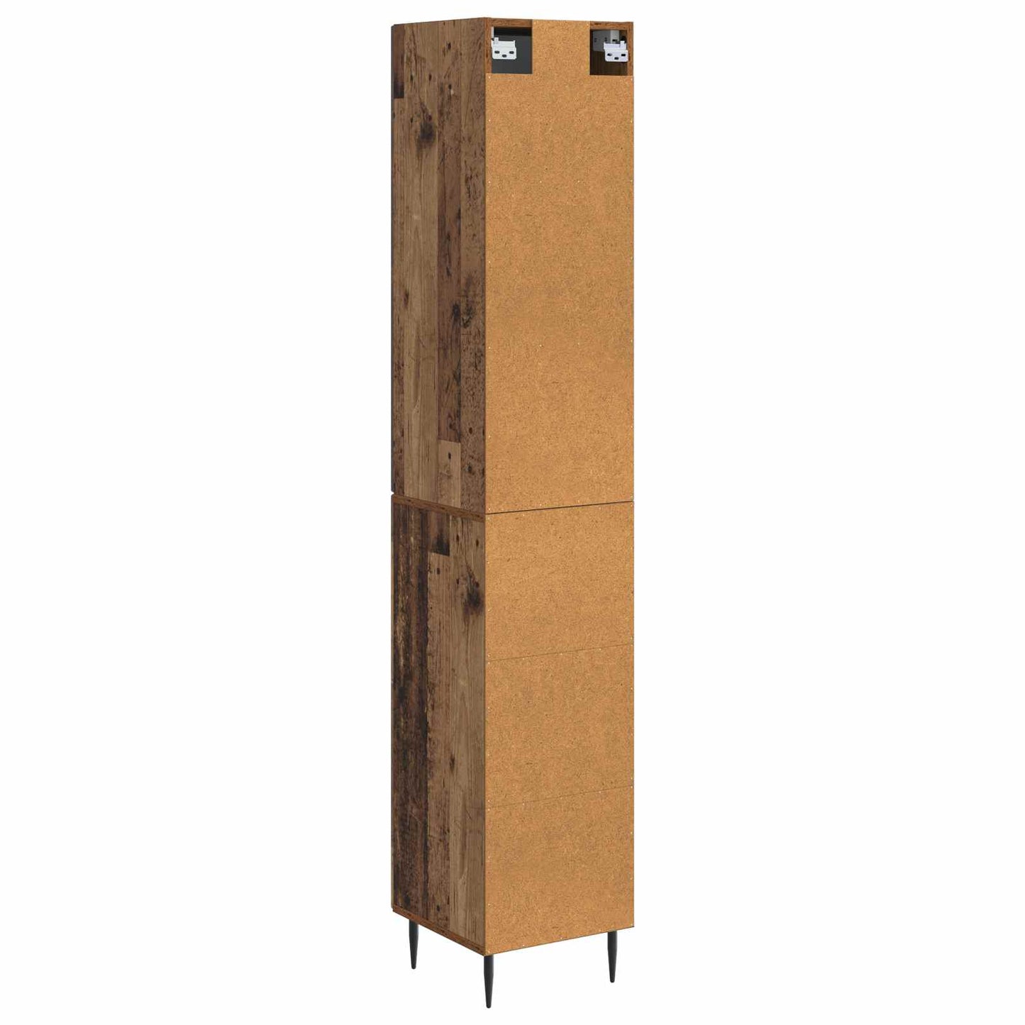 Cabinet Set 2 pcs Old Wood 33 x 34.5 x 89.5 cm Engineered Wood