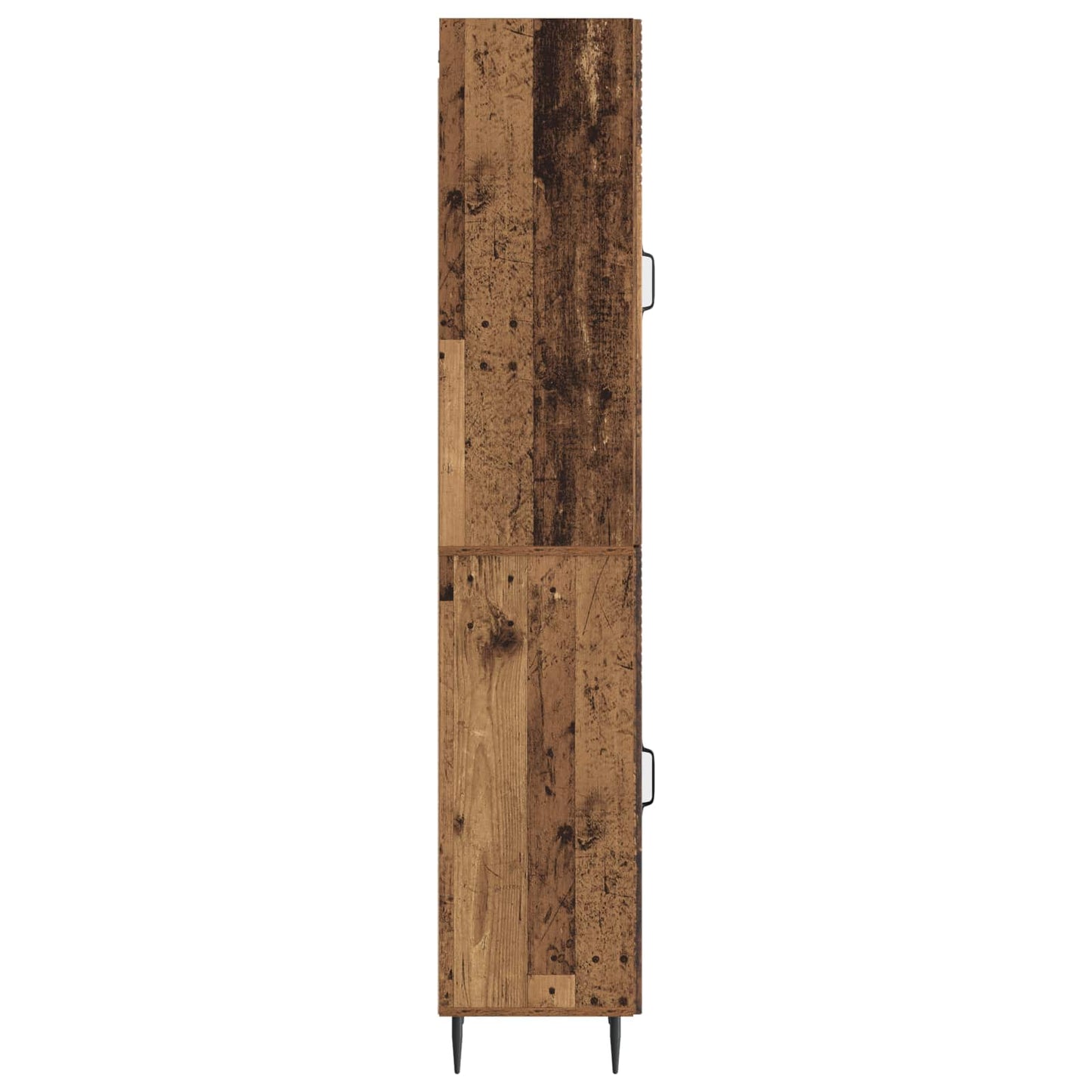 Cabinet Set 2 pcs Old Wood 33 x 34.5 x 89.5 cm Engineered Wood