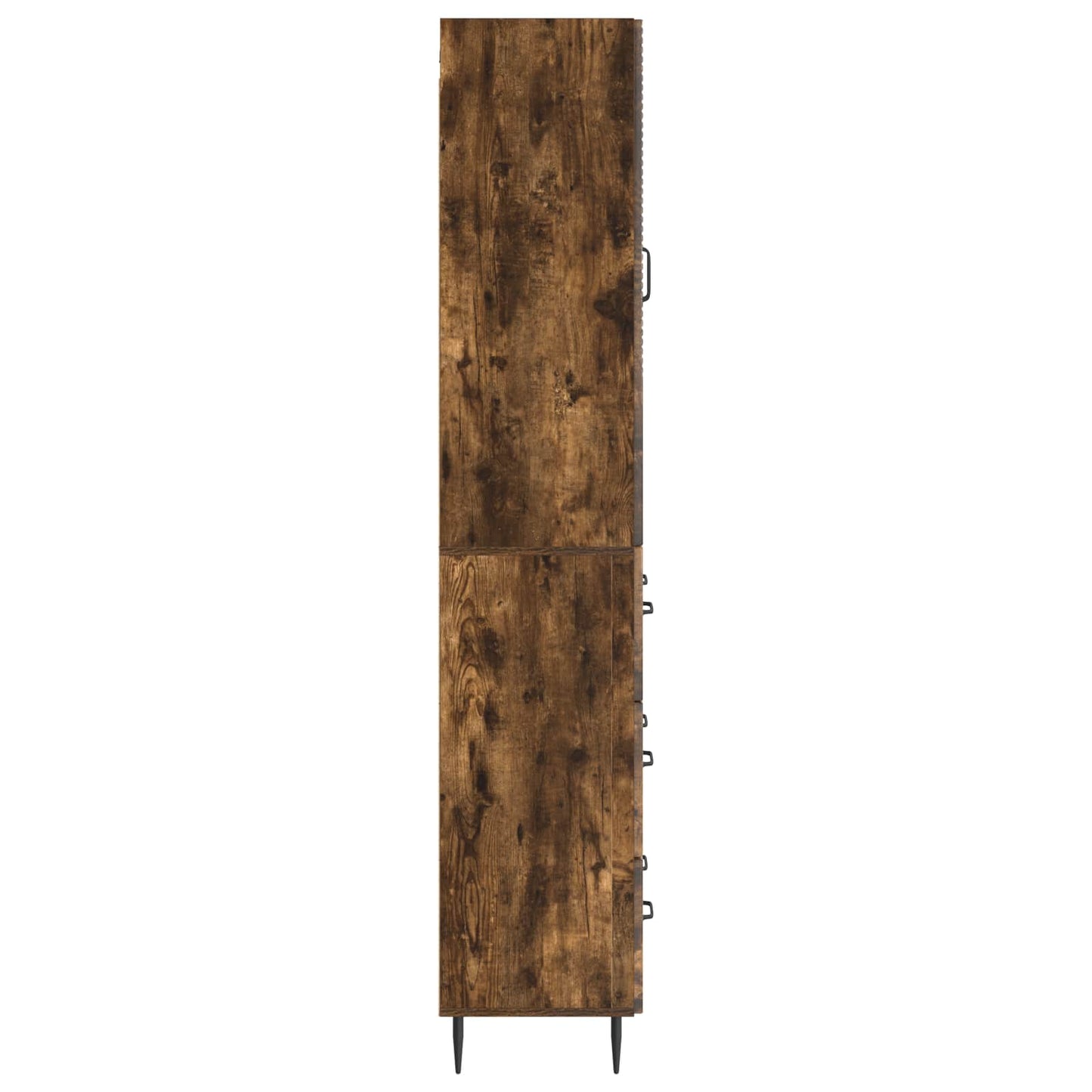 Cabinet Set 2 pcs 66 x 34.5 x 90 cm Engineered Wood Smoked Oak