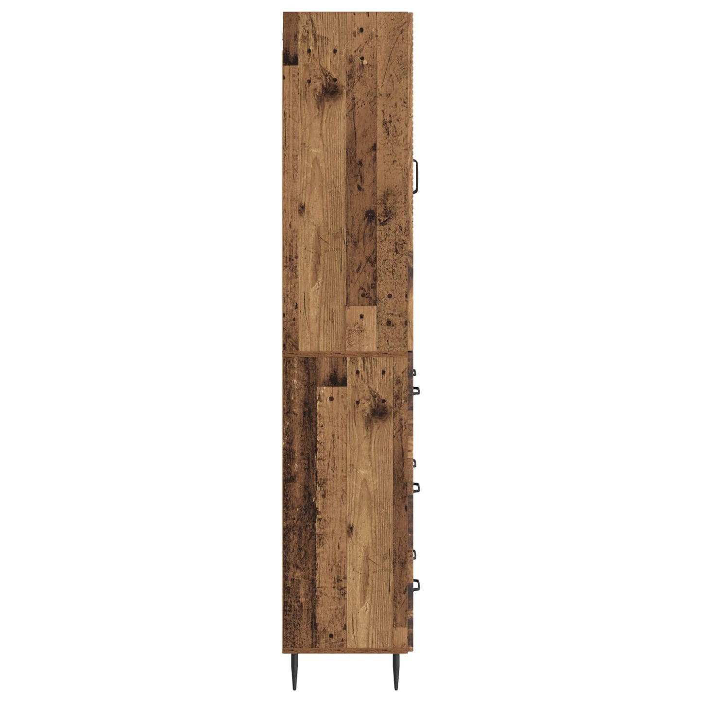 Cabinet Set 2 pcs Old Wood 66 x 34.5 x 90 cm Engineered Wood