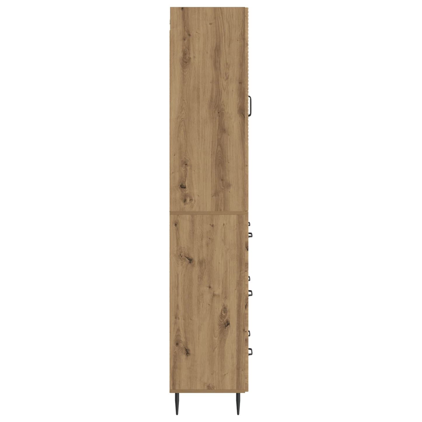 Cabinet Set 2 pcs Artisan Oak 66 x 34.5 x 90 cm Engineered Wood
