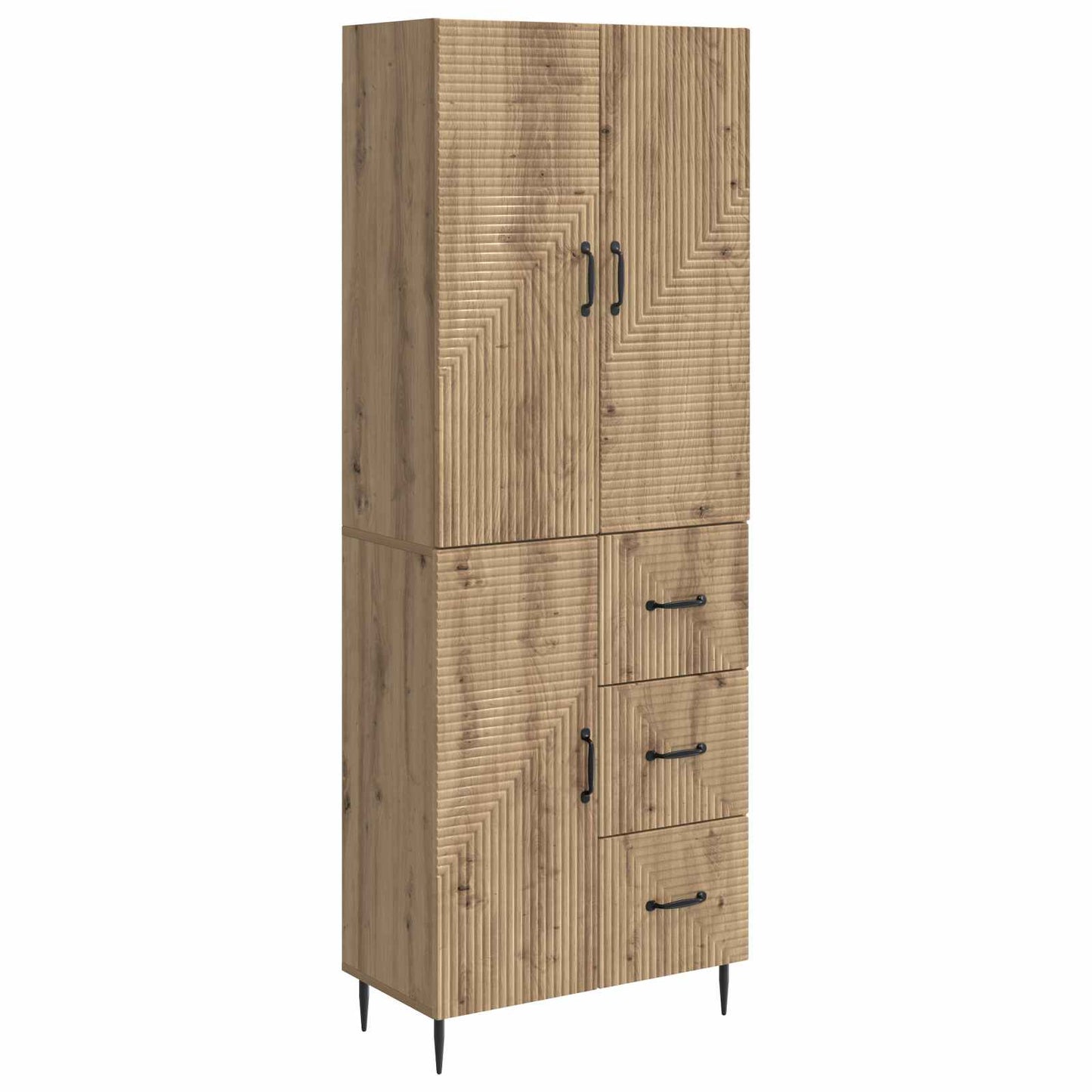 Cabinet Set 2 pcs Artisan Oak 66 x 34.5 x 89.5 cm