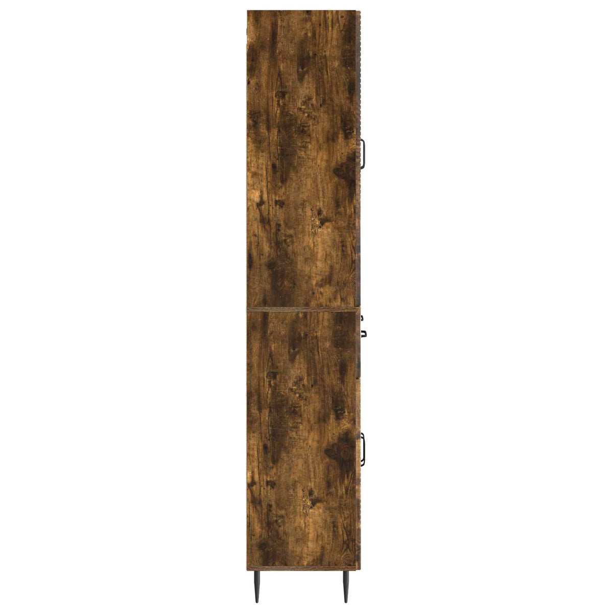 Cabinet Set 2 pcs Smoked Oak Engineered Wood