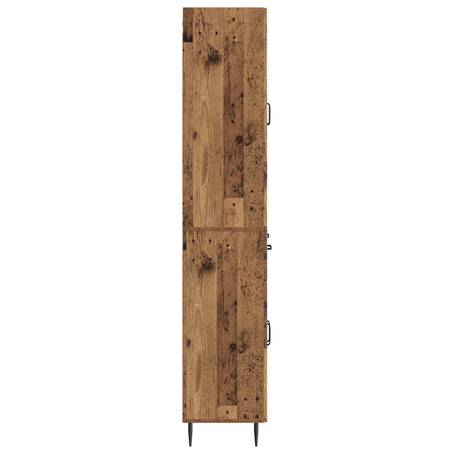 Cabinet Set 2 pcs Old Wood 66 x 34.5 x 89.5 cm Engineered Wood