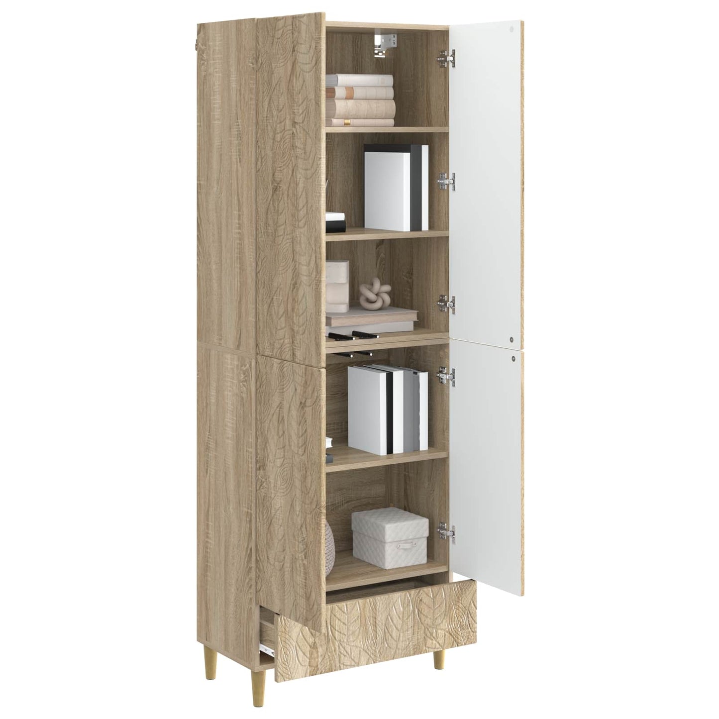 Cabinet Set 2 pcs Sonoma Oak Engineered Wood