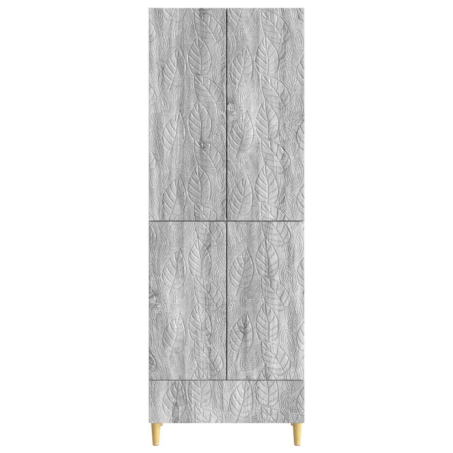 Cabinet Set 2 pcs Grey Sonoma Engineered Wood