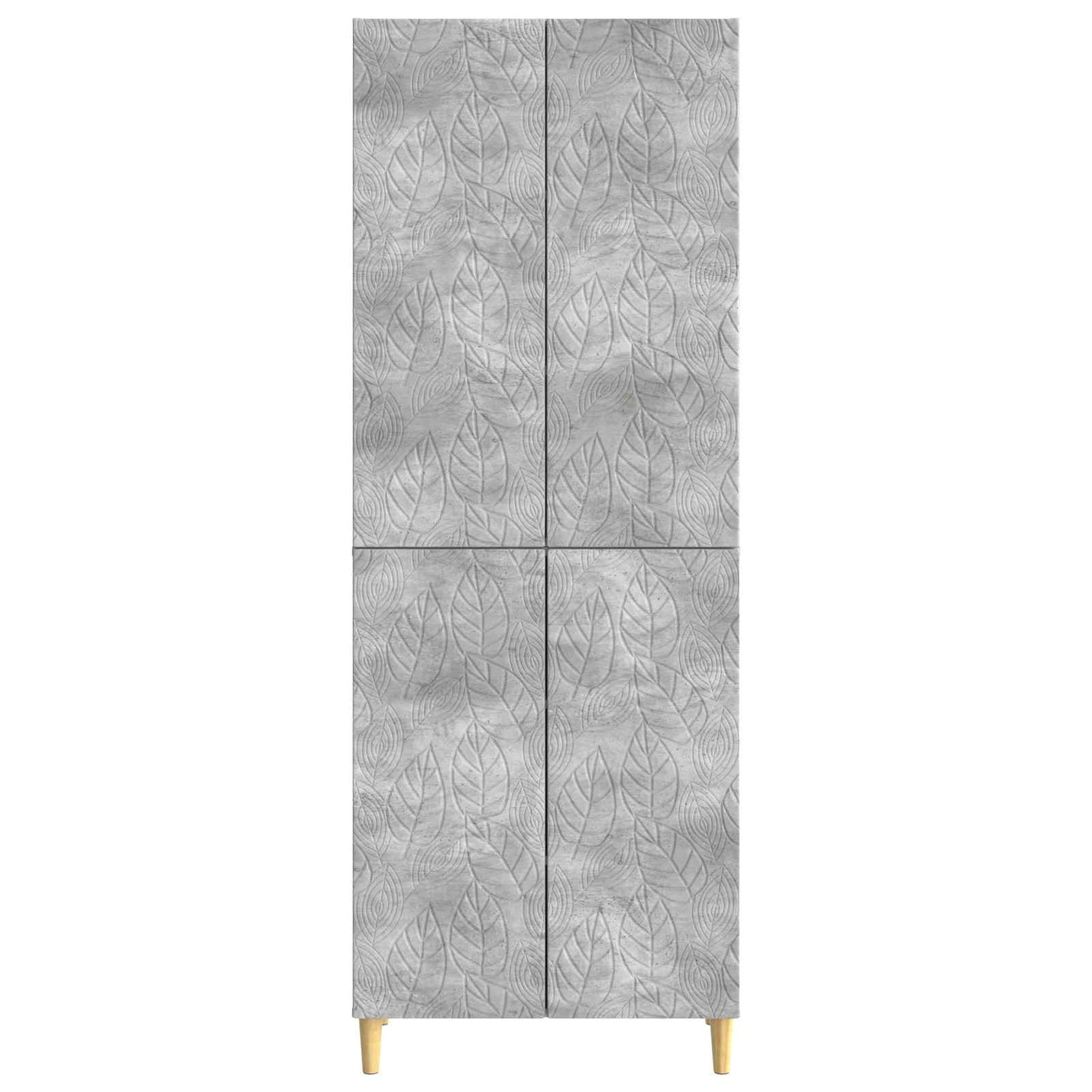 Cabinet Set 2 pcs Concrete Grey Engineered Wood