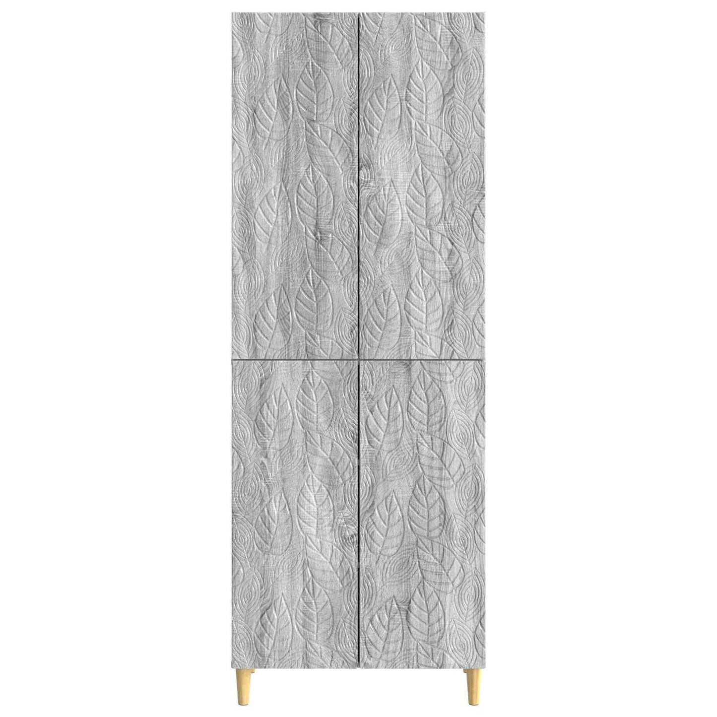 Cabinet Set 2 pcs Grey Sonoma Engineered Wood