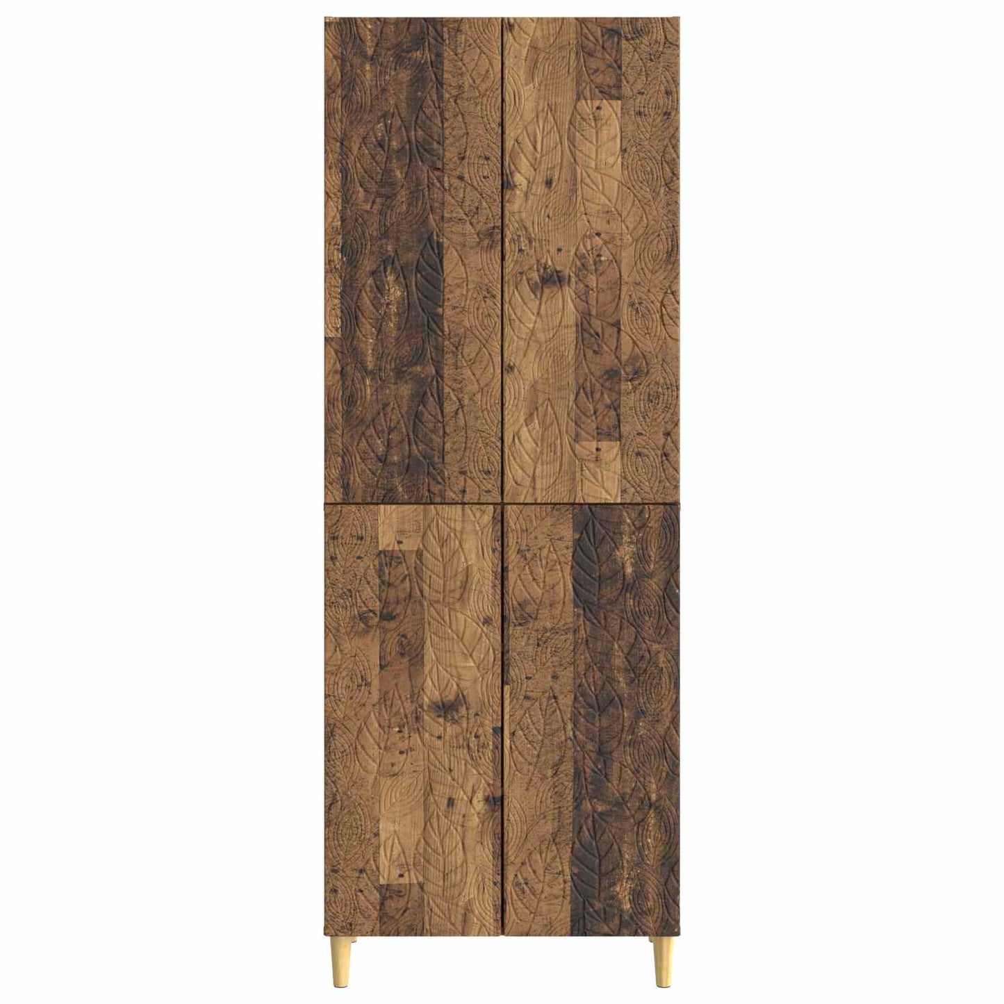 Cabinet Set 2 pcs Old Wood Engineered Wood