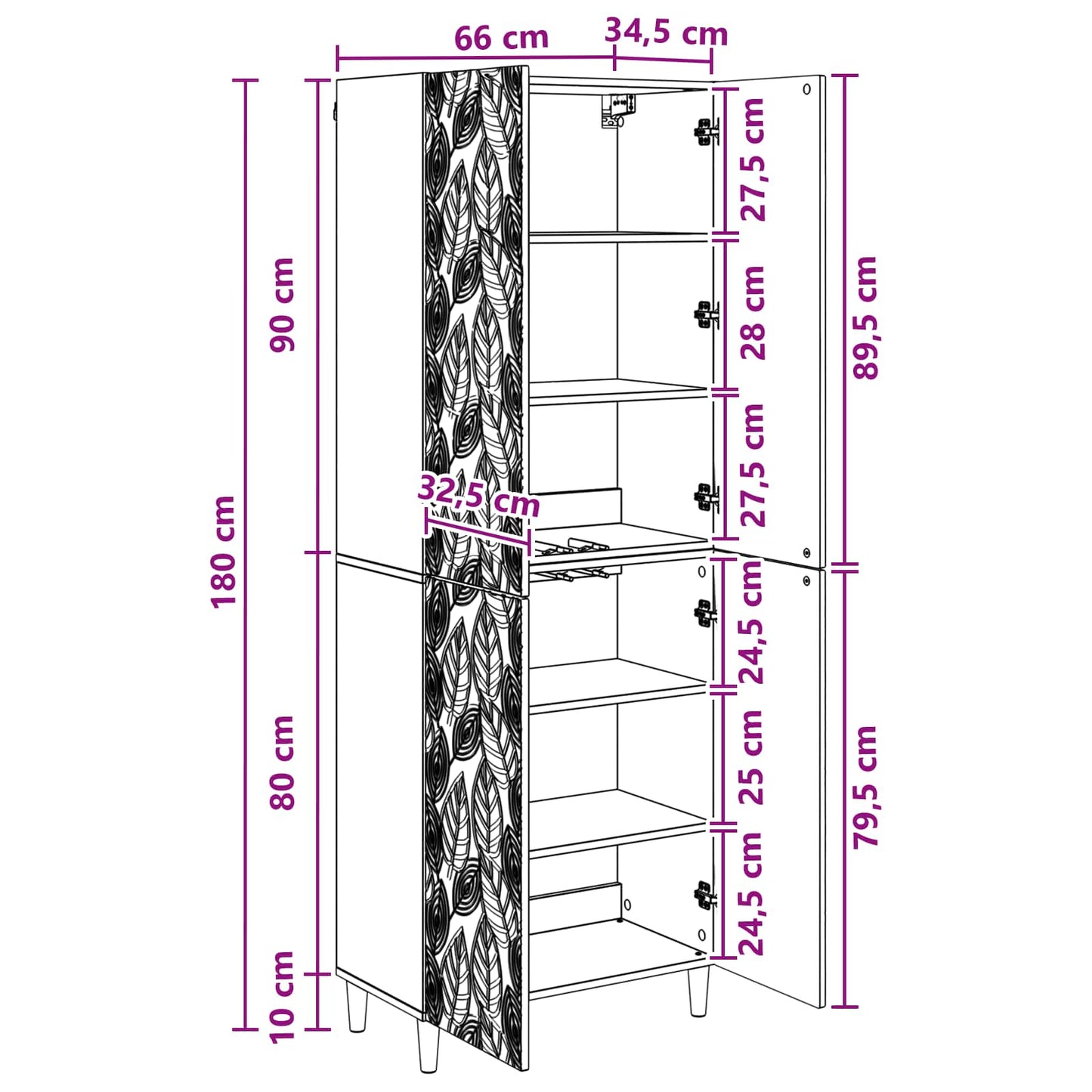 Cabinet Set 2 pcs Old Wood Engineered Wood