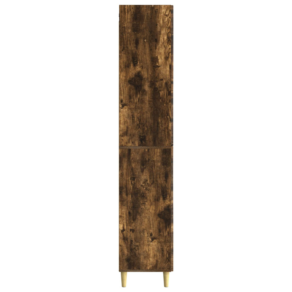 Cabinet Set 2 pcs Smoked Oak Engineered Wood