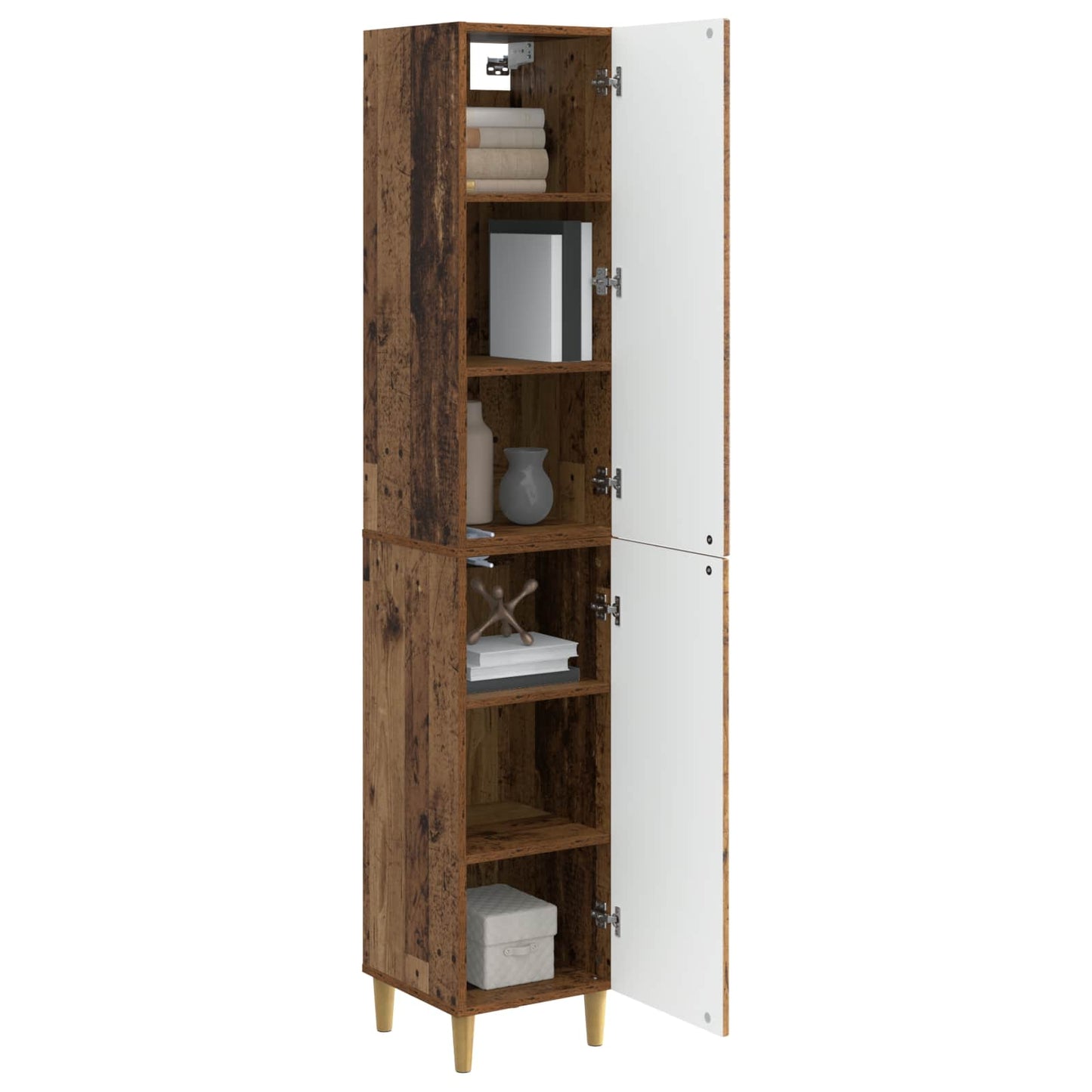 Cabinet Set 2 pcs Engineered Wood