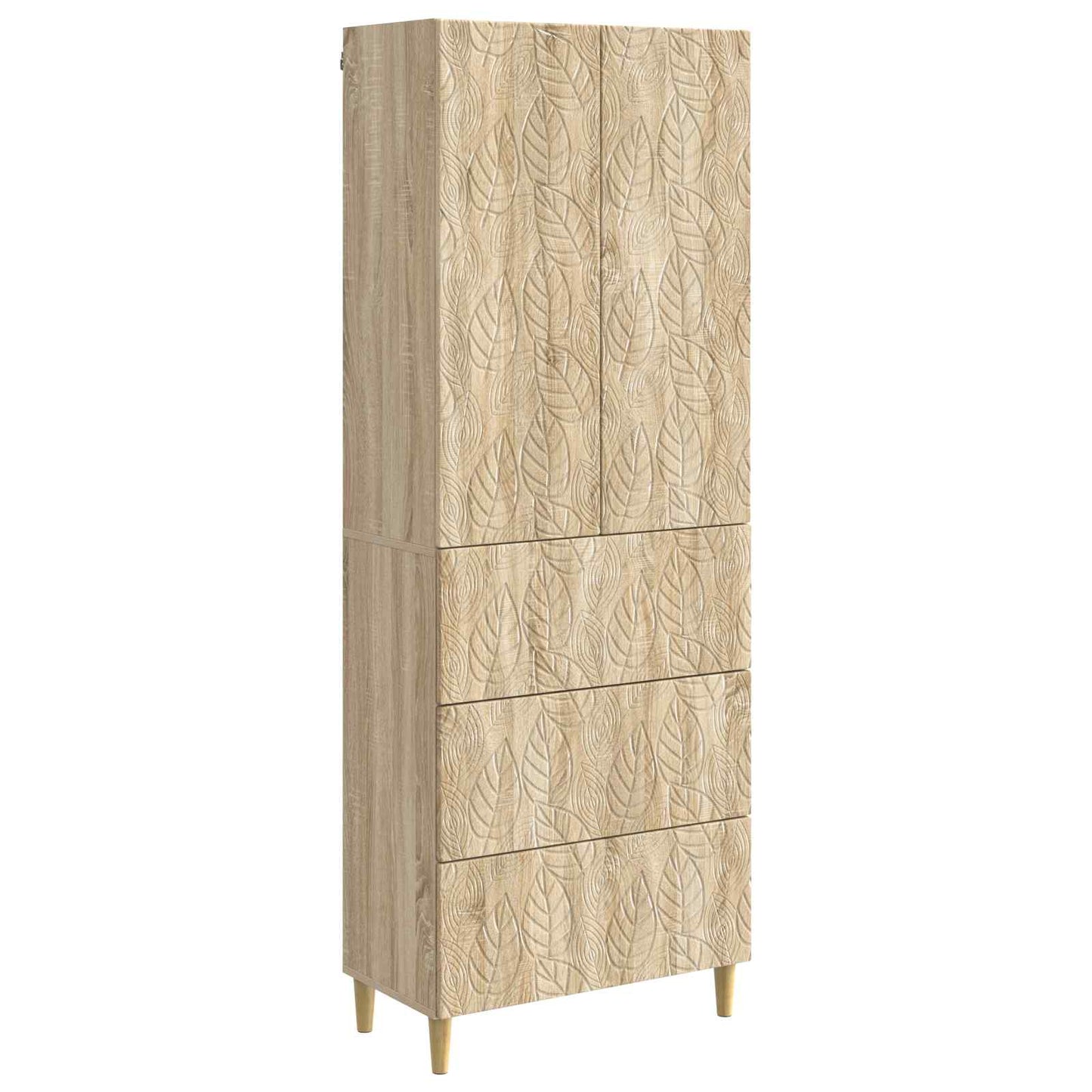 Cabinet Set 2 pcs Sonoma Oak 66 x 34.5 x 90 cm Engineered Wood