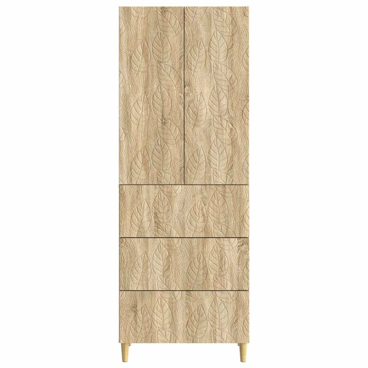 Cabinet Set 2 pcs Sonoma Oak 66 x 34.5 x 90 cm Engineered Wood