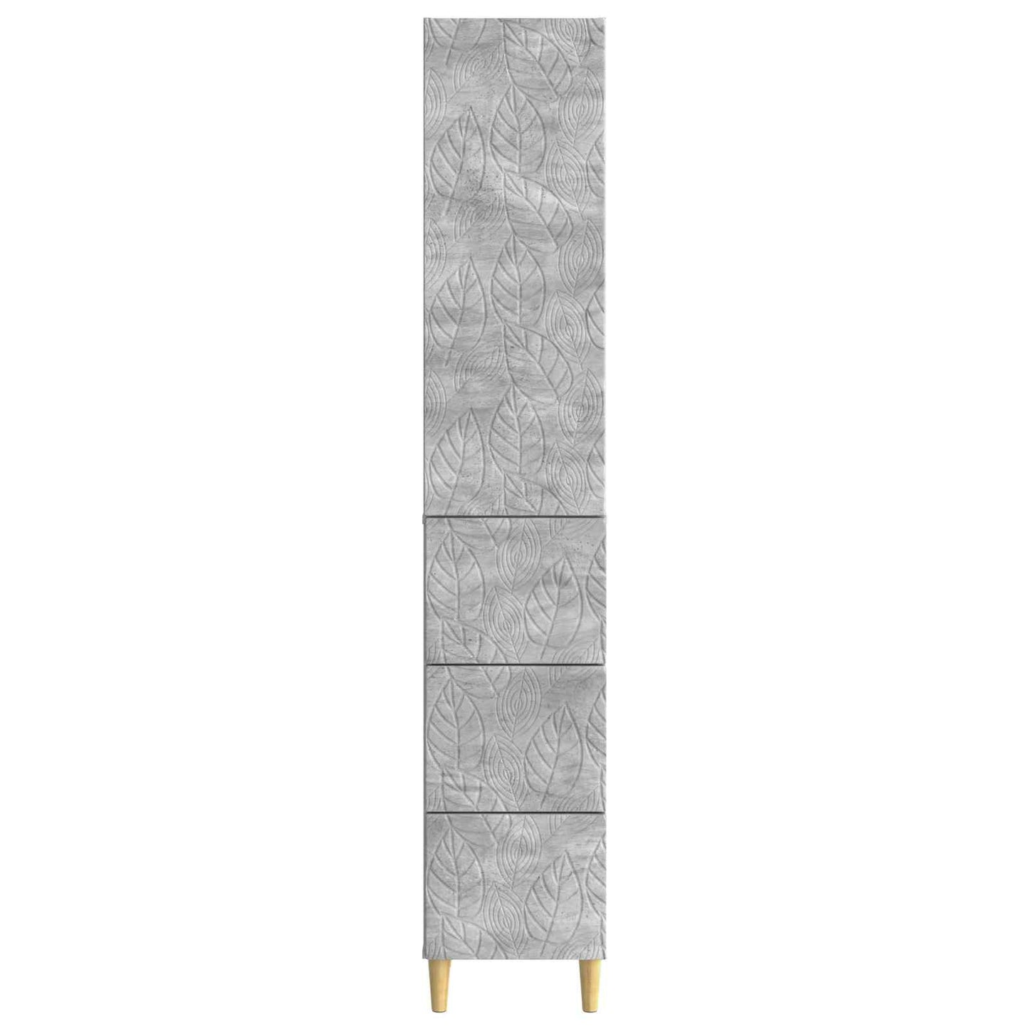 Cabinet Set 2 pcs Concrete Grey 33 x 34.5 x 90 cm