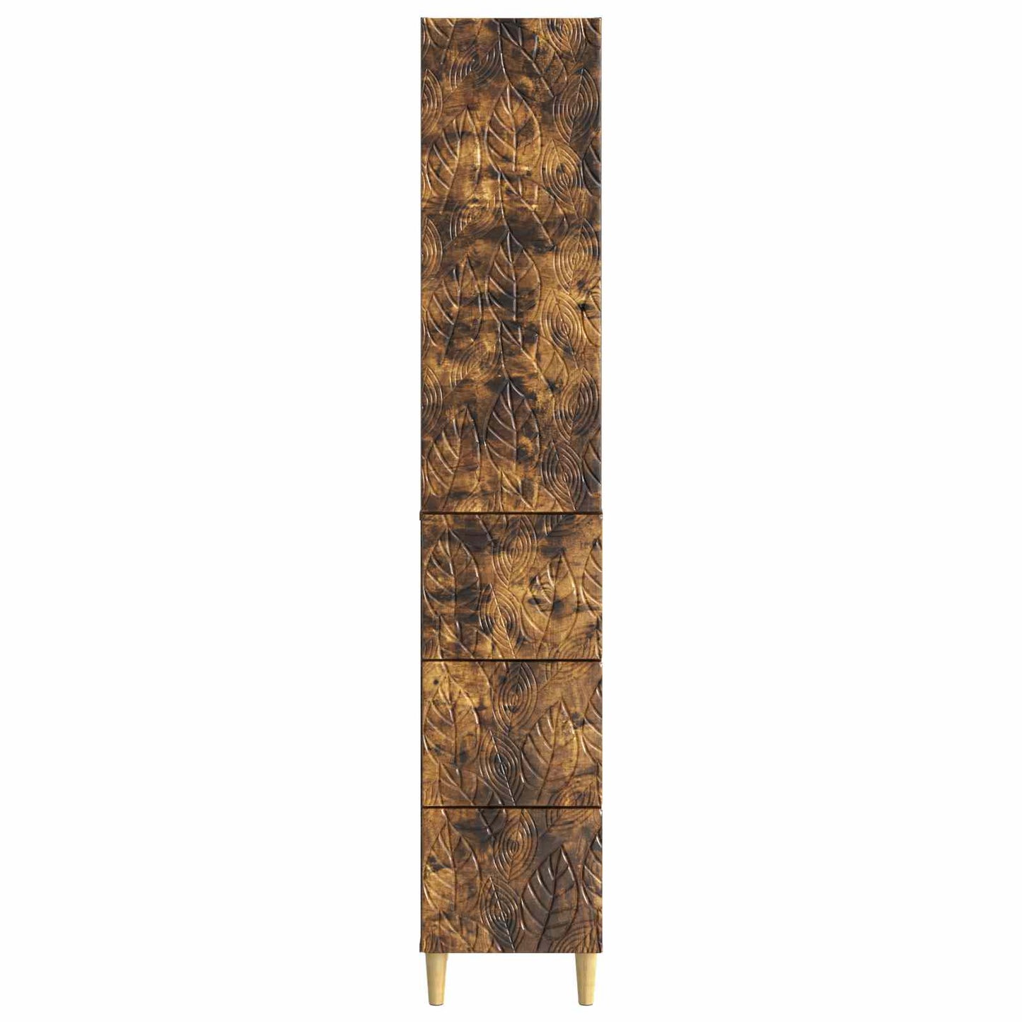 Cabinet Set 2 pcs Smoked Oak 33 x 34.5 x 90 cm Engineered Wood
