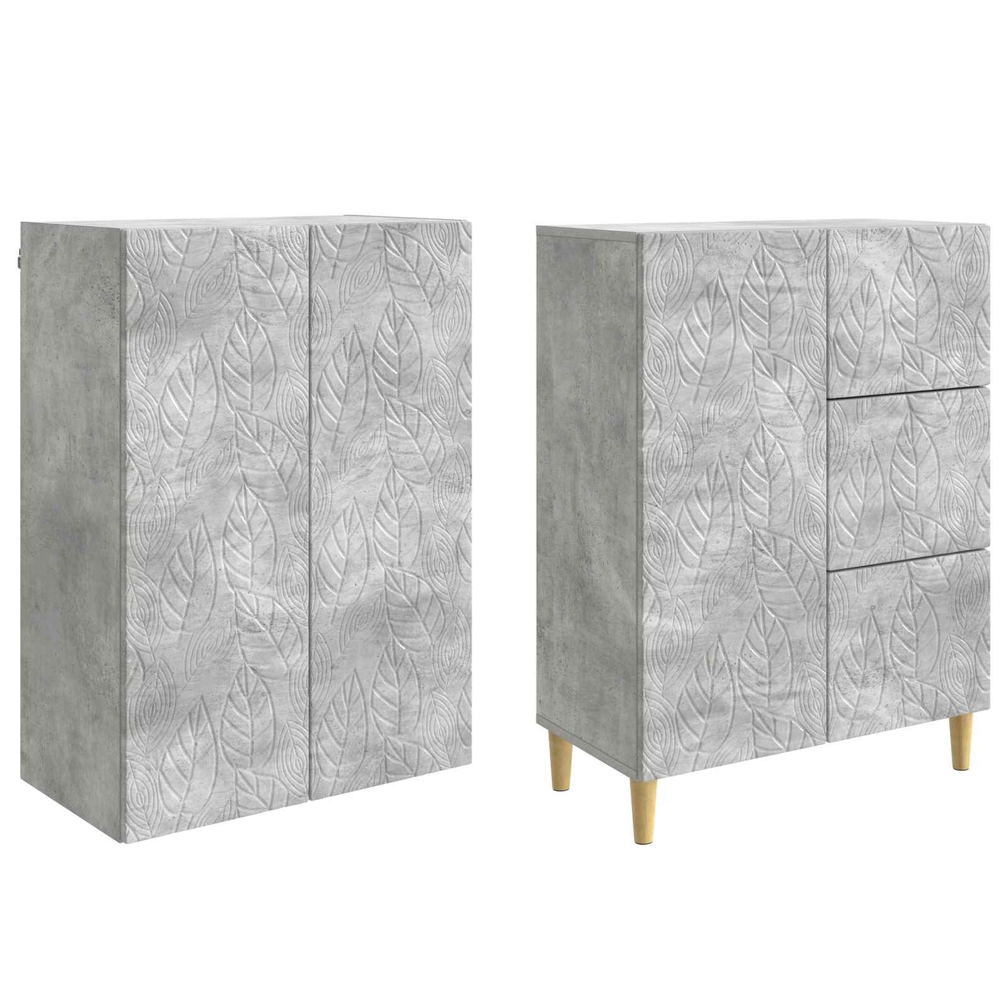 2 pcs Concrete Grey