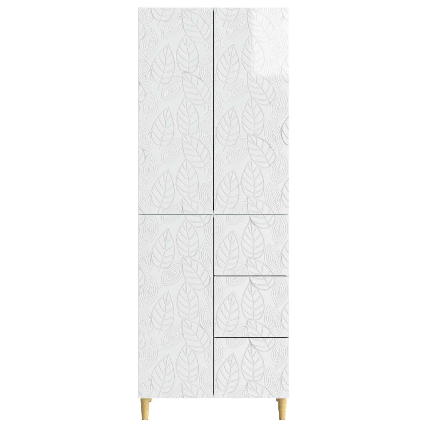 2 pcs High Gloss White