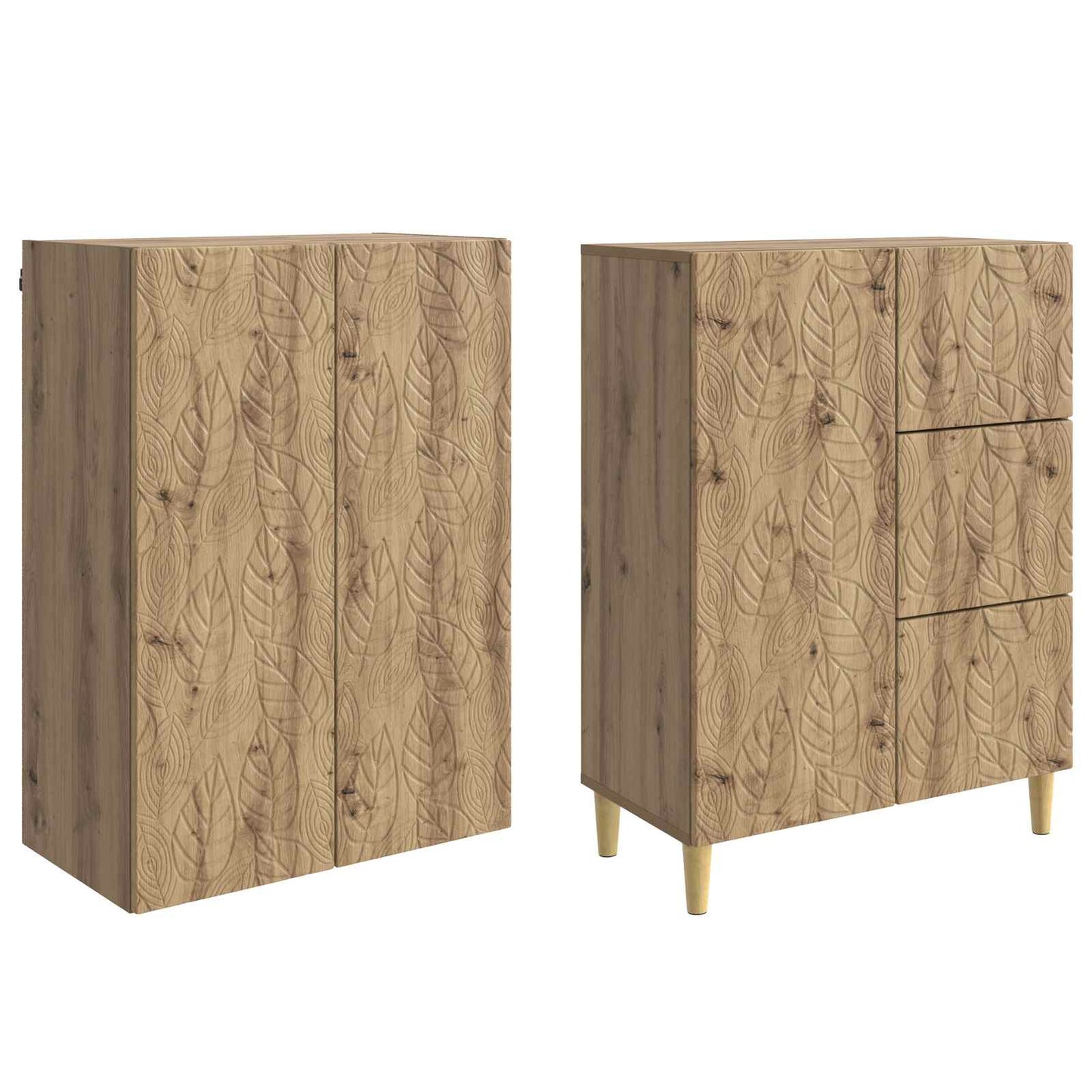 2 pcs Artisan Oak