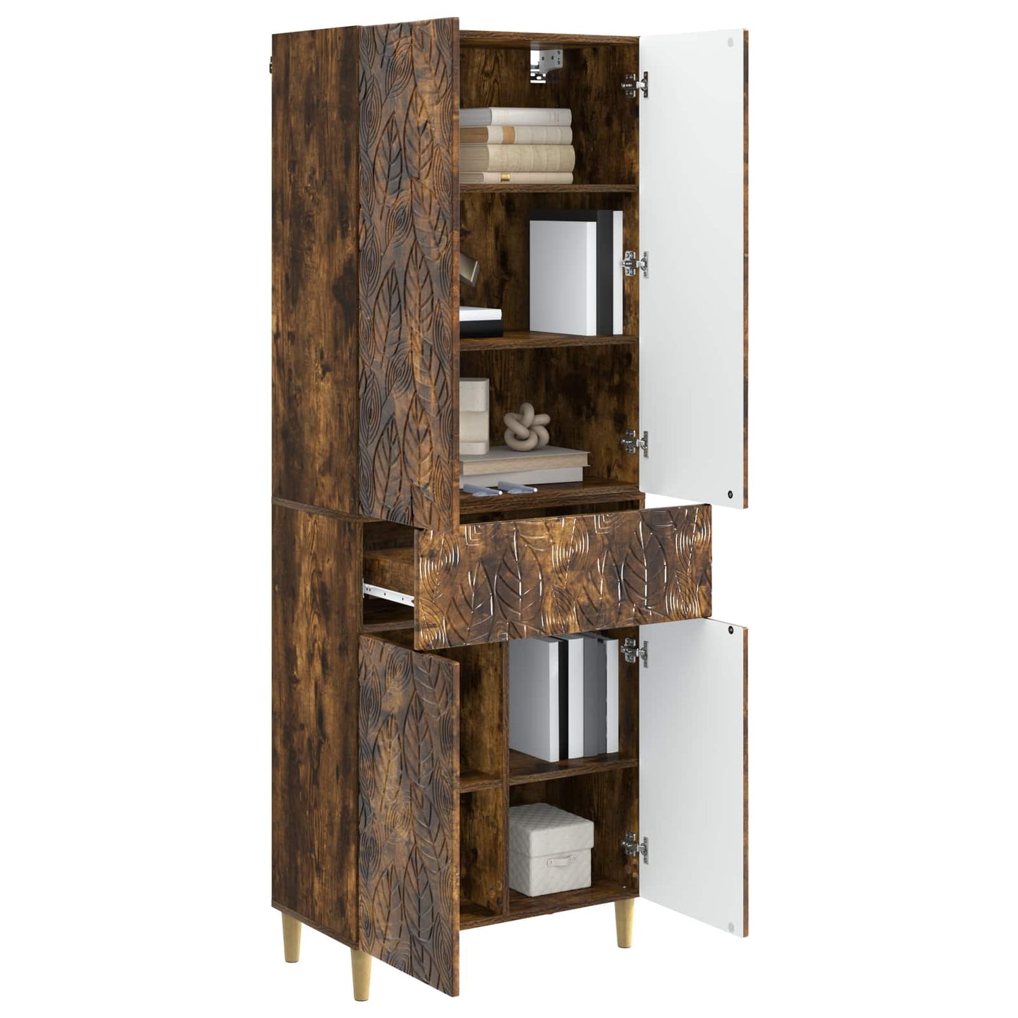 Cabinet Set 2 pcs Engineered Wood