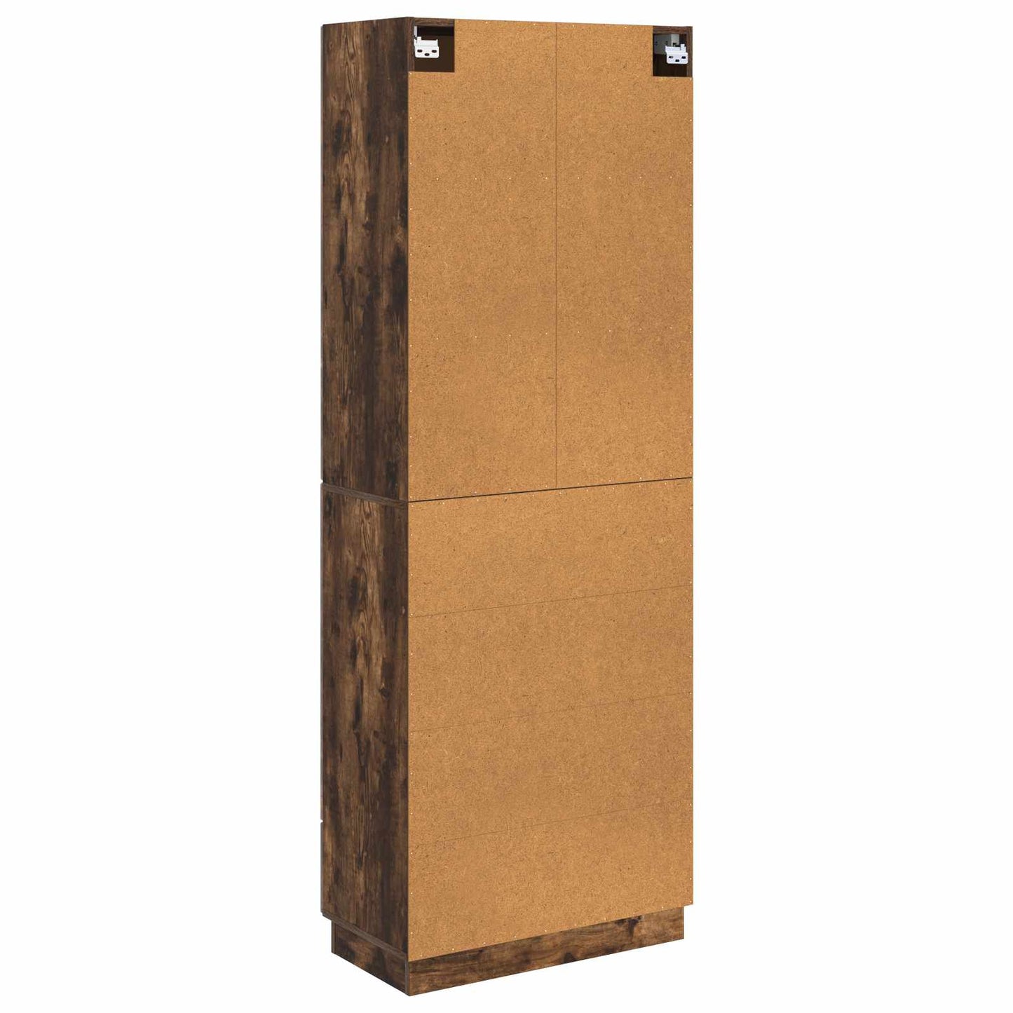 Cabinet Set 2 pcs Smoked Oak Engineered Wood
