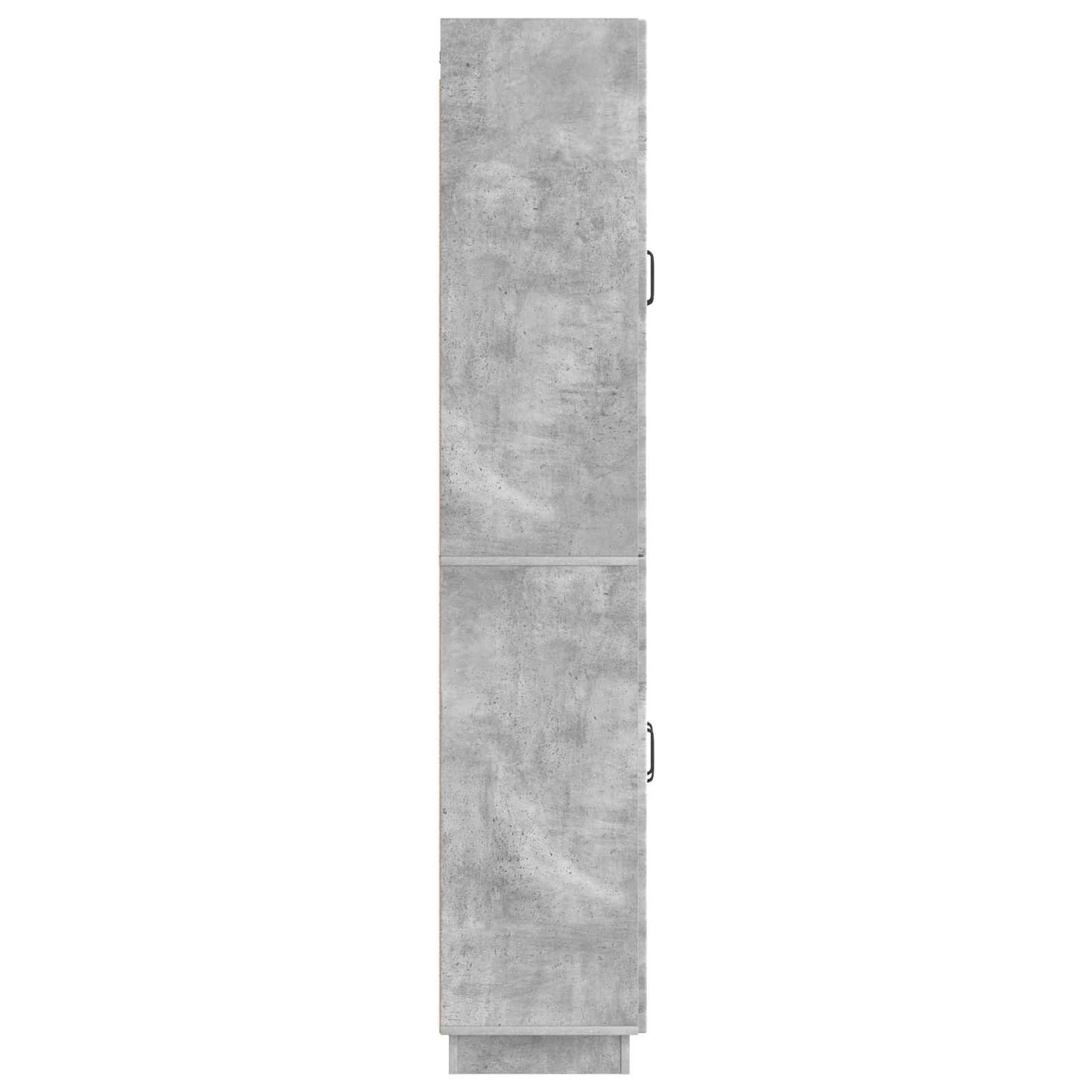Cabinet Set 2 pcs Concrete Grey Engineered Wood