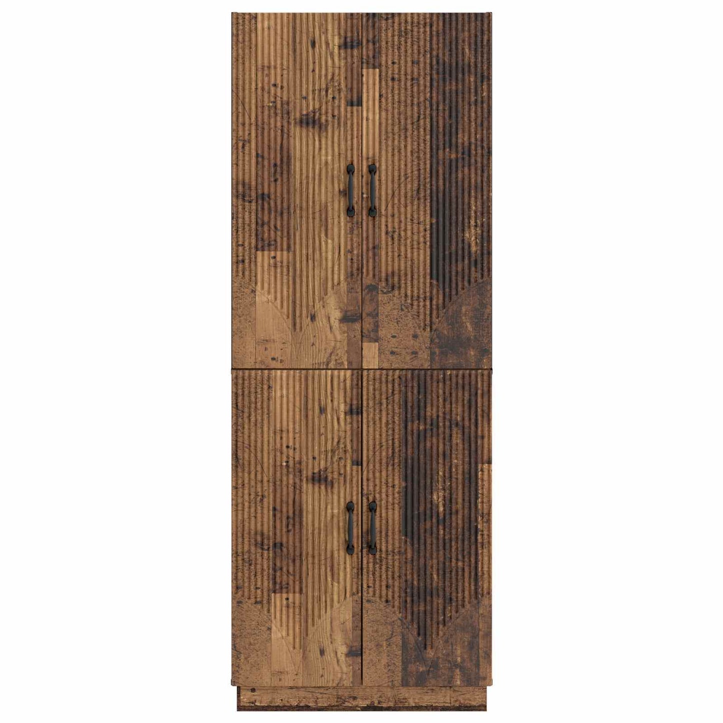 Cabinet Set 2 pcs Old Wood Engineered Wood