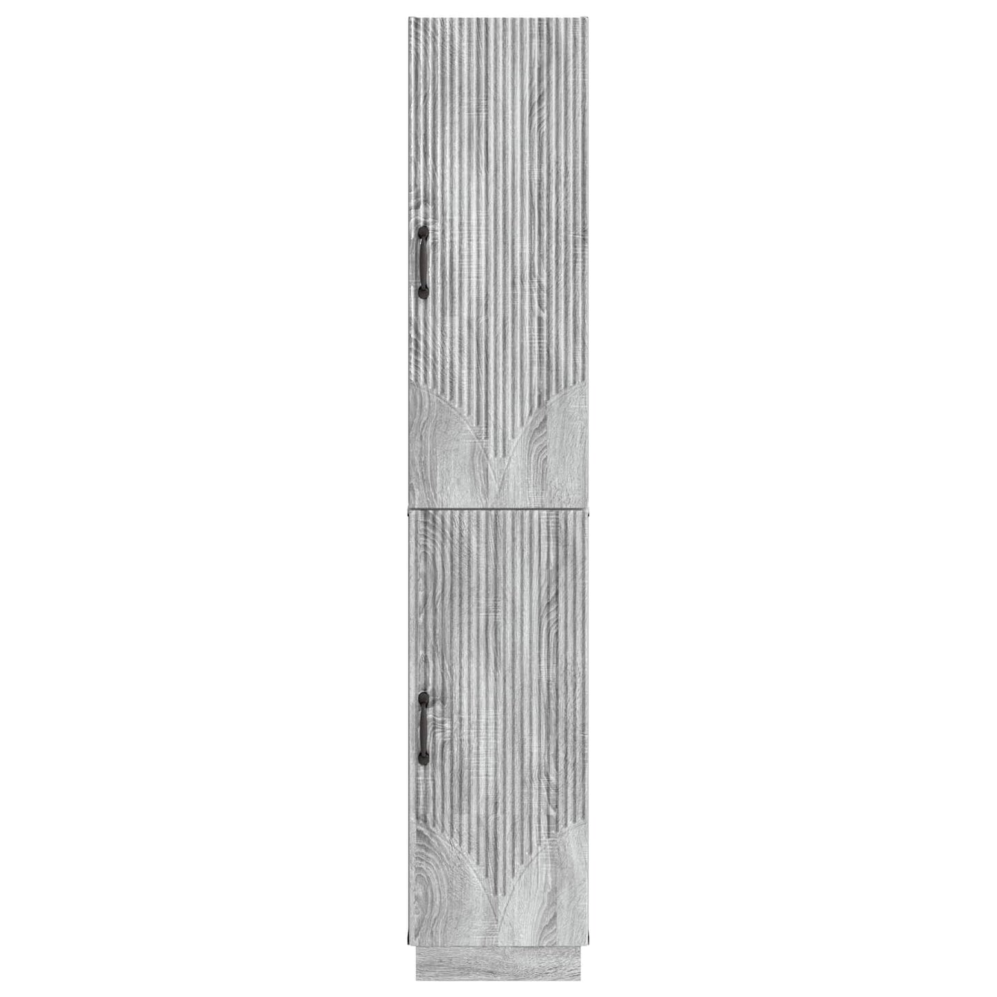 Cabinet Set 2 pcs Grey Sonoma Engineered Wood