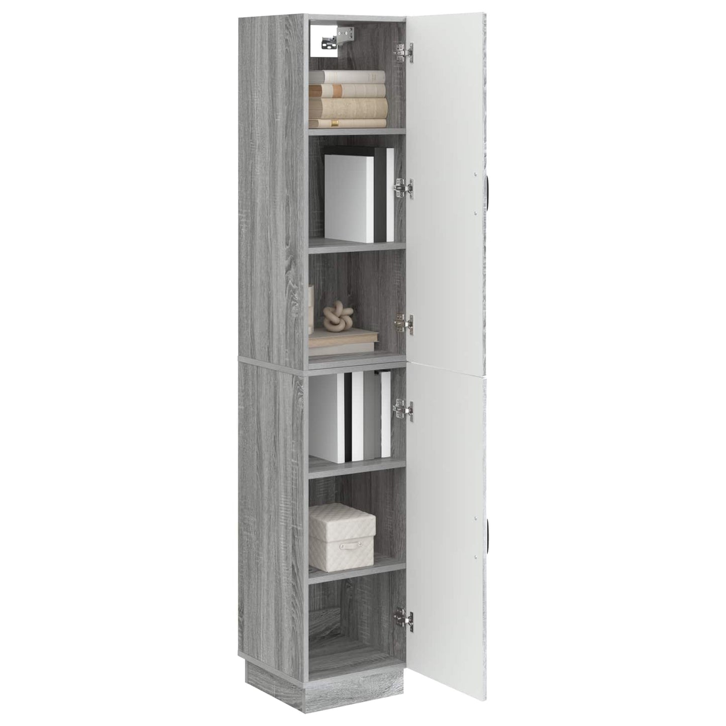 Cabinet Set 2 pcs Grey Sonoma Engineered Wood