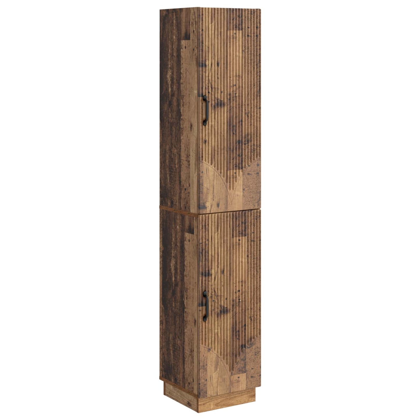 Cabinet Set 2 pcs Old Wood Engineered Wood