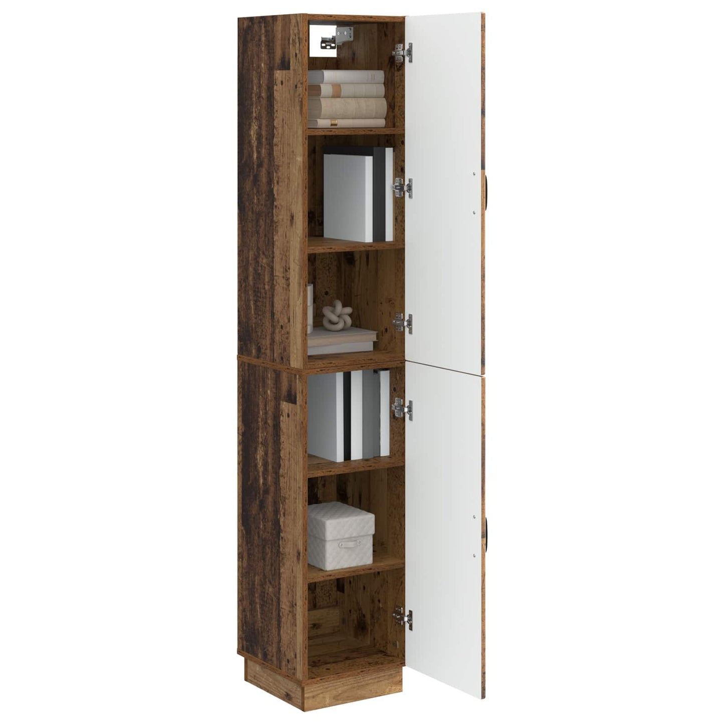 Cabinet Set 2 pcs Old Wood Engineered Wood