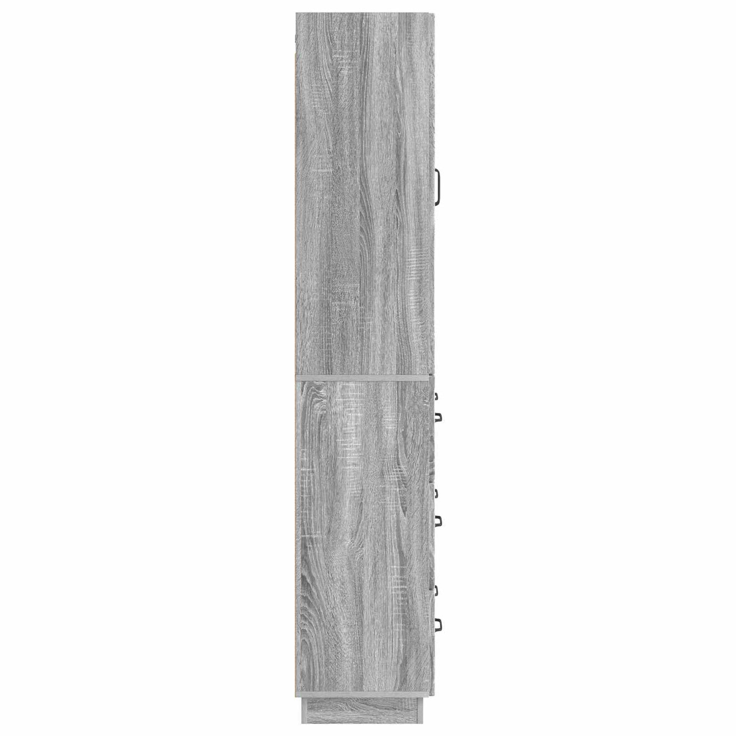 Cabinet Set 2 pcs 66 x 34.5 x 87 cm Engineered Wood Grey Sonoma