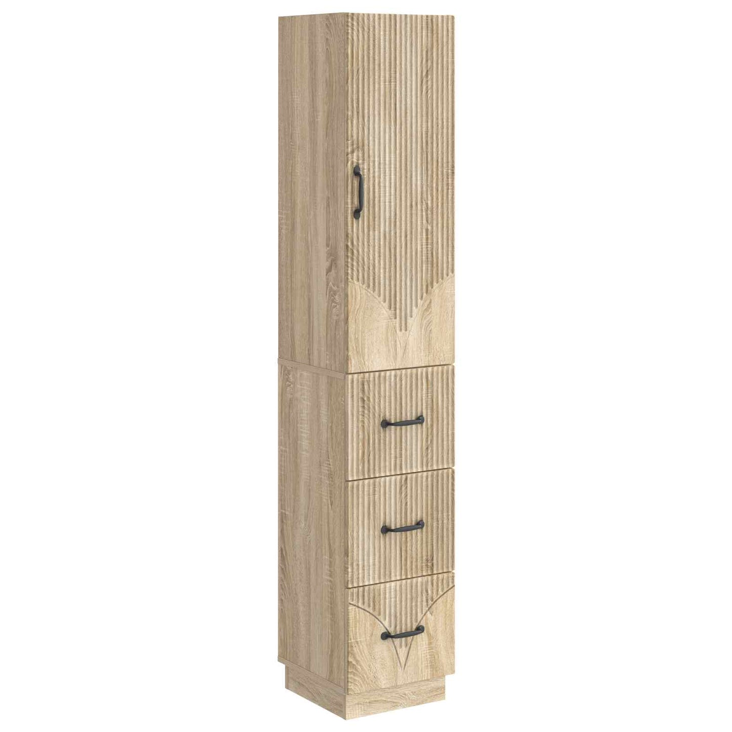 Cabinet Set 2 pcs Sonoma Oak 33 x 34.5 x 87 cm Engineered Wood