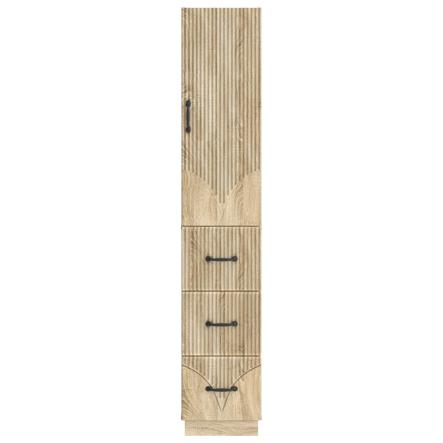 Cabinet Set 2 pcs Sonoma Oak 33 x 34.5 x 87 cm Engineered Wood