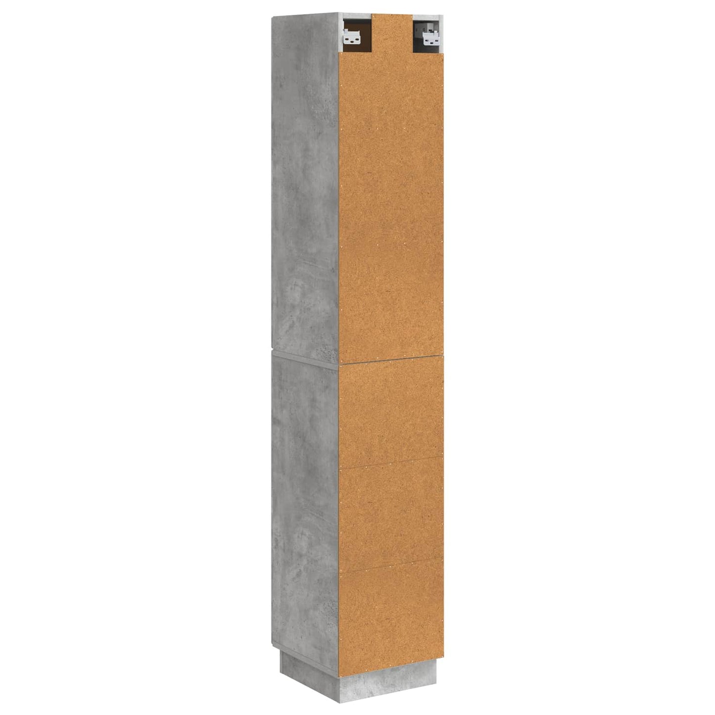 Cabinet Set 2 pcs Concrete Grey 33 x 34.5 x 87 cm