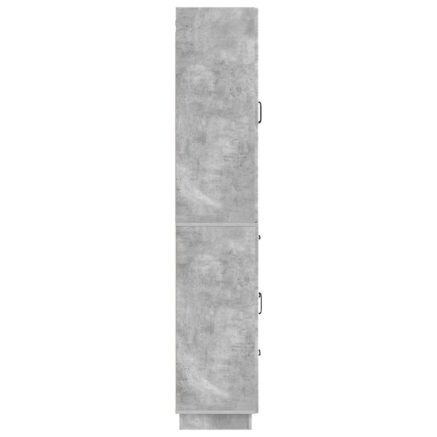 Cabinet Set 2 pcs Concrete Grey Engineered Wood