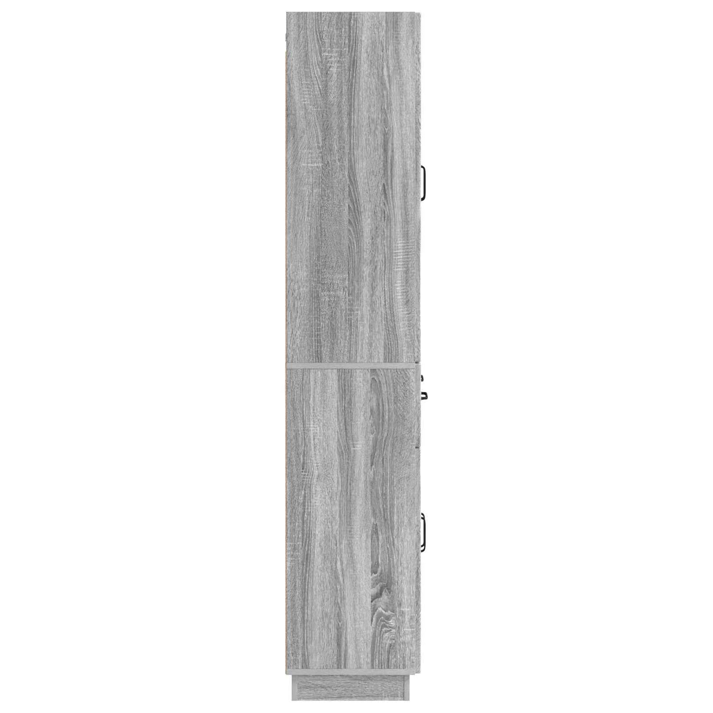Cabinet Set 2 pcs Grey Sonoma Engineered Wood