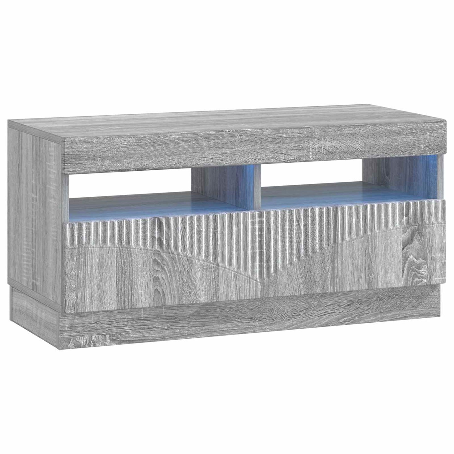 5 Piece LED TV Cabinet Grey Sonoma Engineered Wood