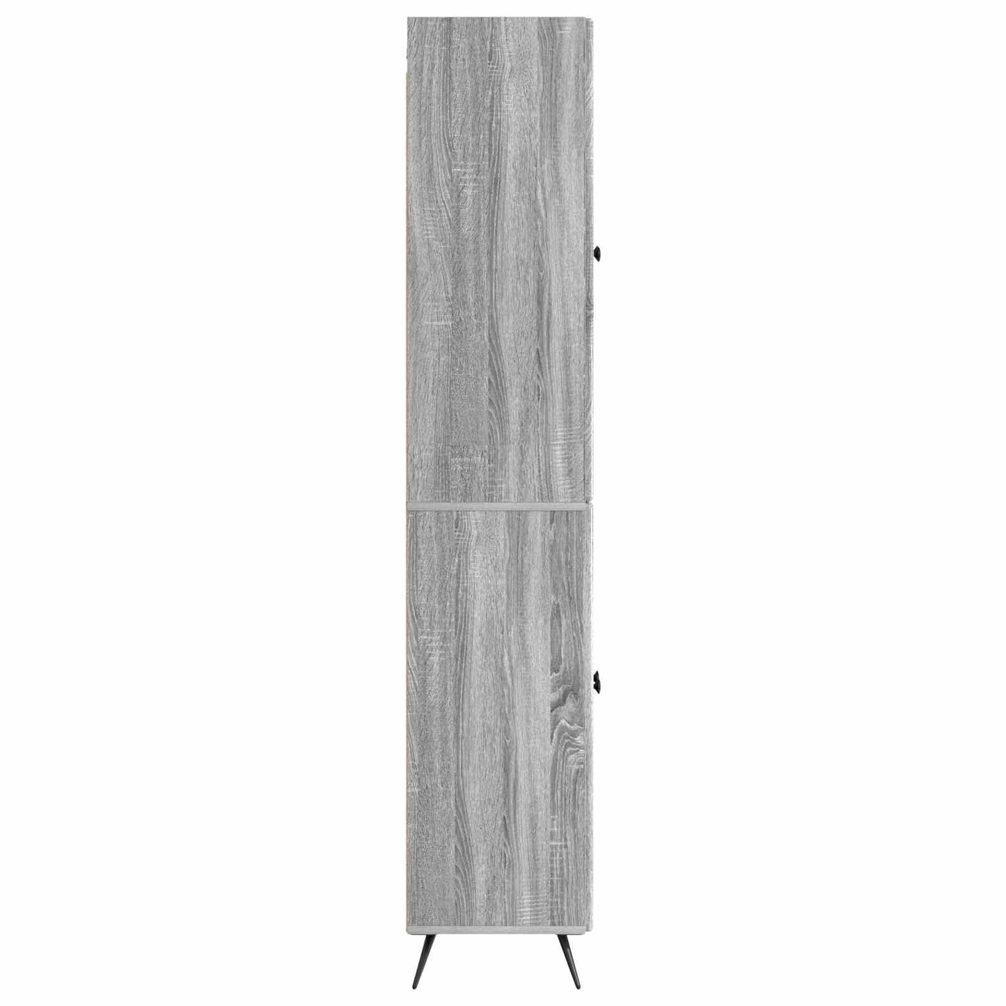 Cabinet Set 2 pcs Grey Sonoma Engineered Wood