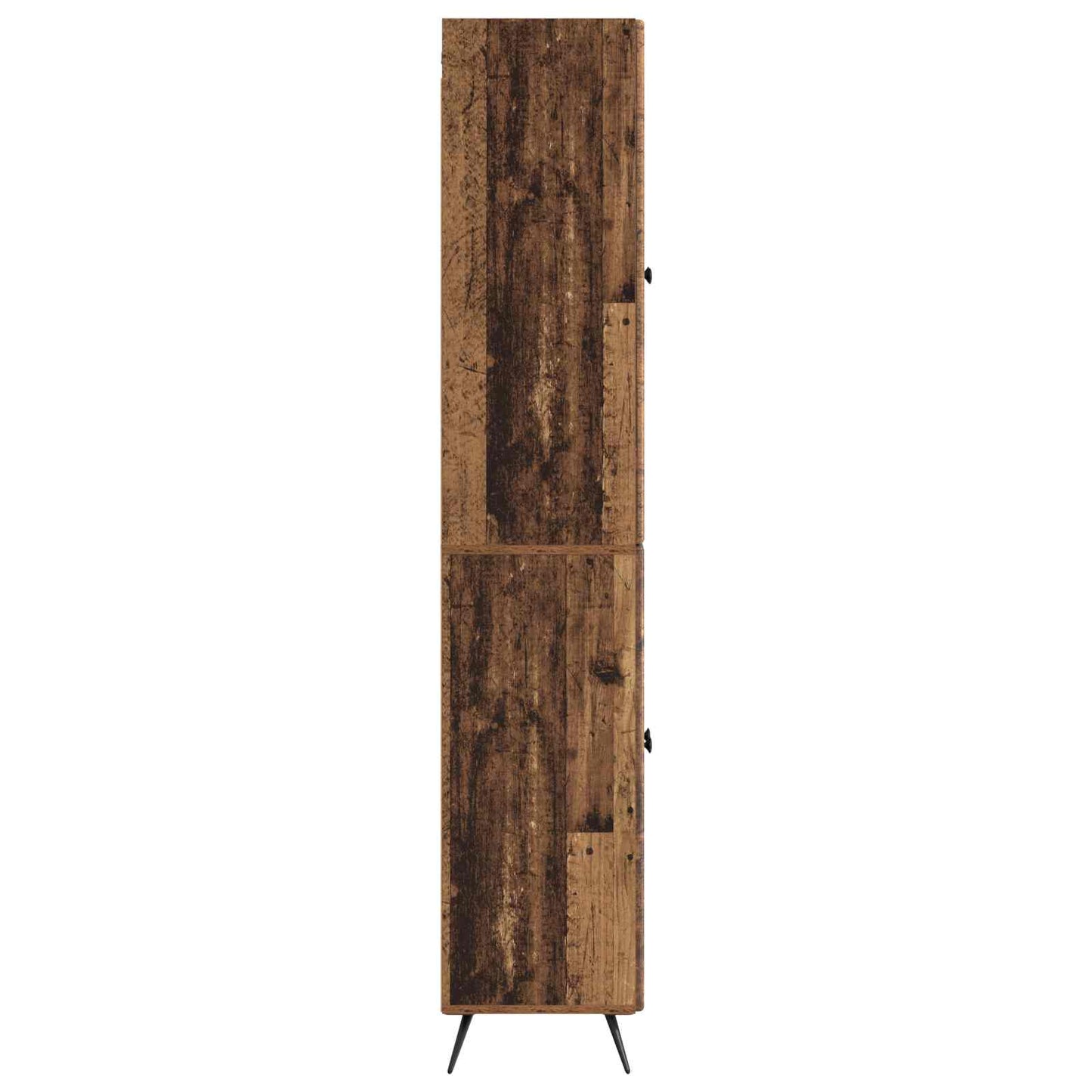 Cabinet Set 2 pcs Old Wood Engineered Wood