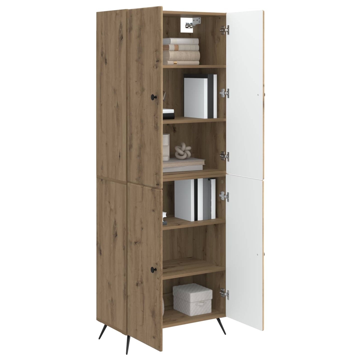 Cabinet Set 2 pcs Artisan Oak Engineered Wood