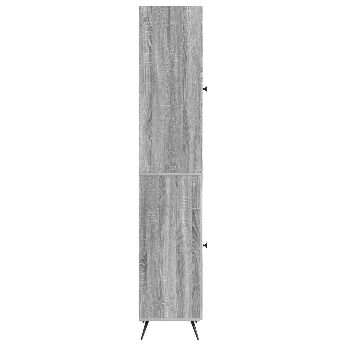 Cabinet Set 2 pcs Grey Sonoma Engineered Wood