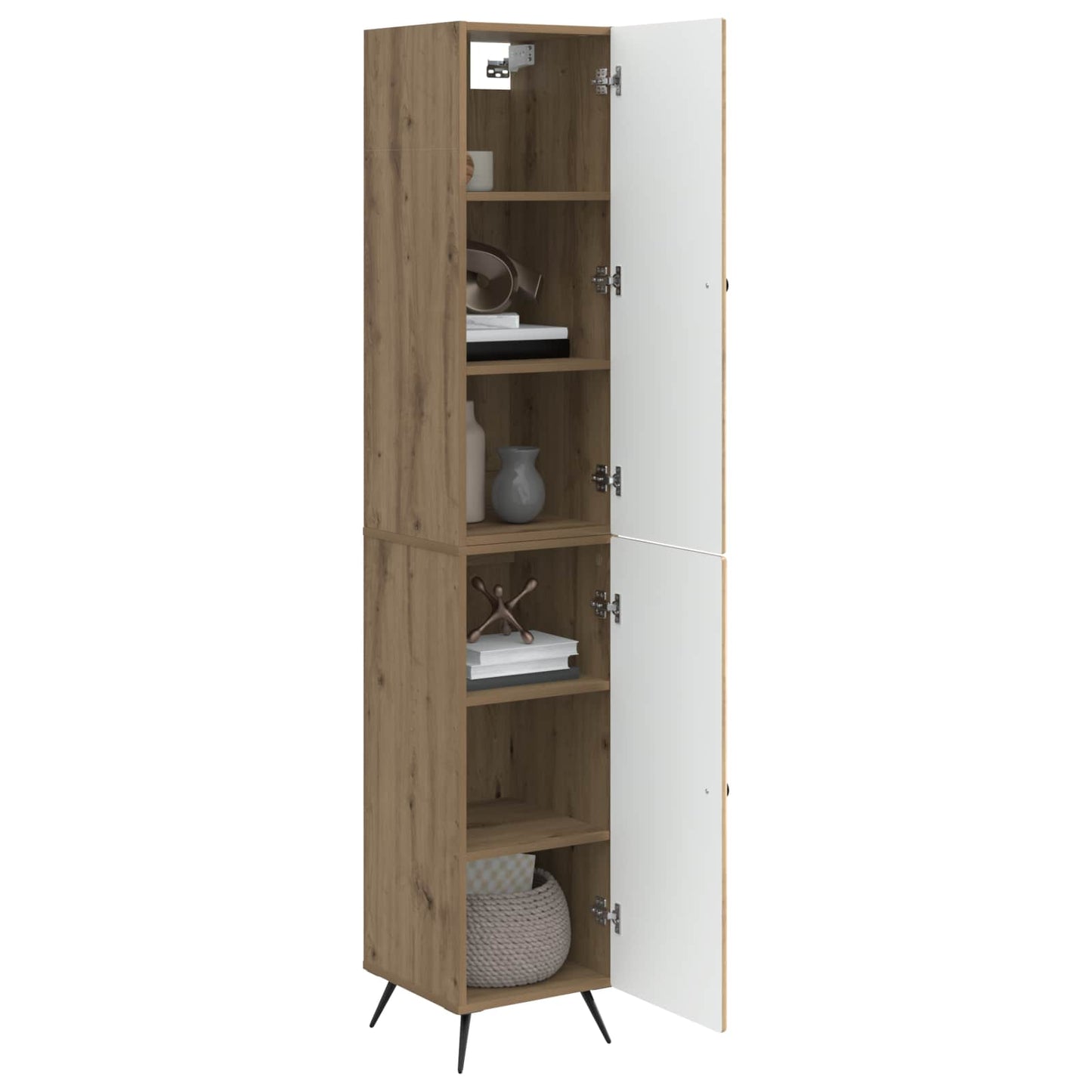 Cabinet Set 2 pcs Engineered Wood