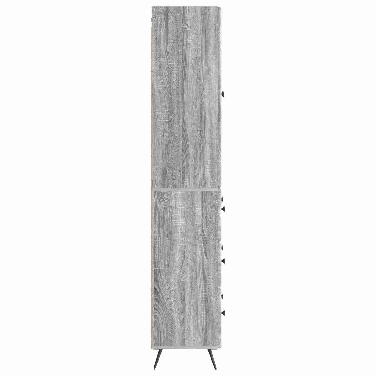 Cabinet Set 2 pcs 66 x 34.5 x 90 cm Engineered Wood Grey Sonoma