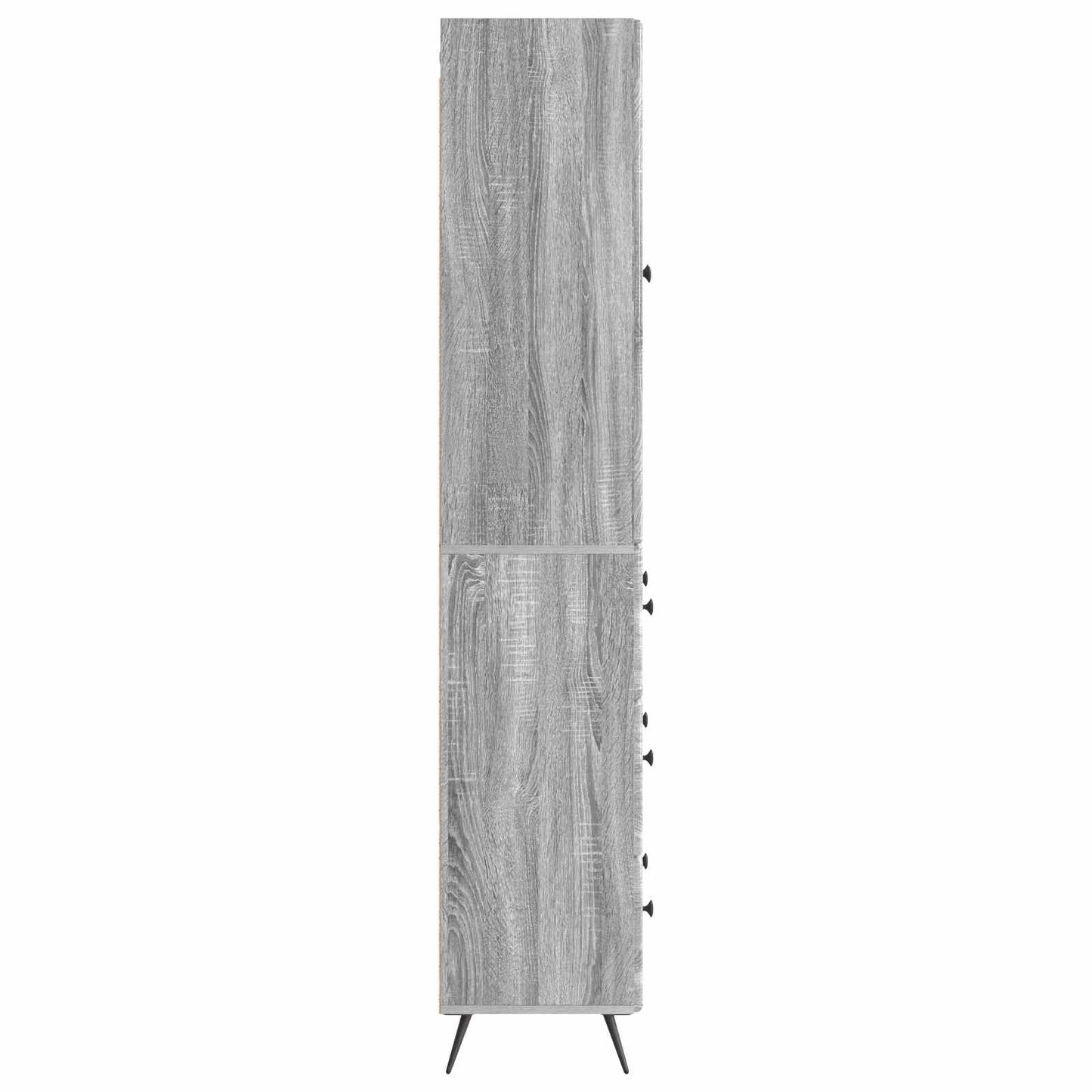 Cabinet Set 2 pcs Grey Sonoma 66 x 34.5 x 90 cm Engineered Wood