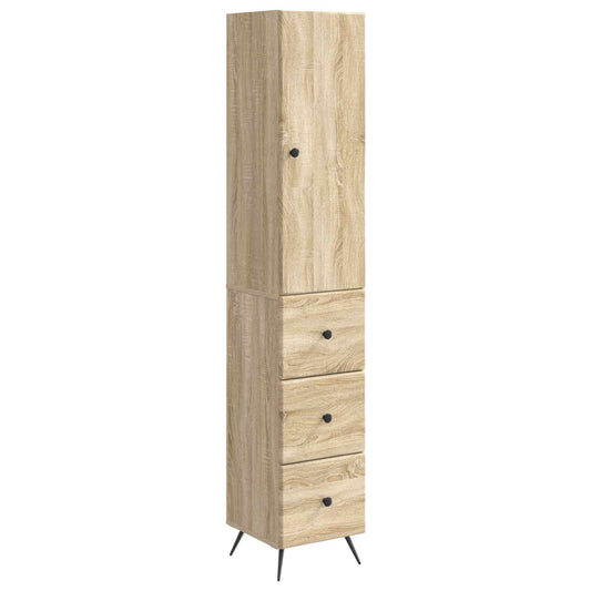 Cabinet Set 2 pcs Sonoma Oak 34.5 x 34.5 x 90 cm