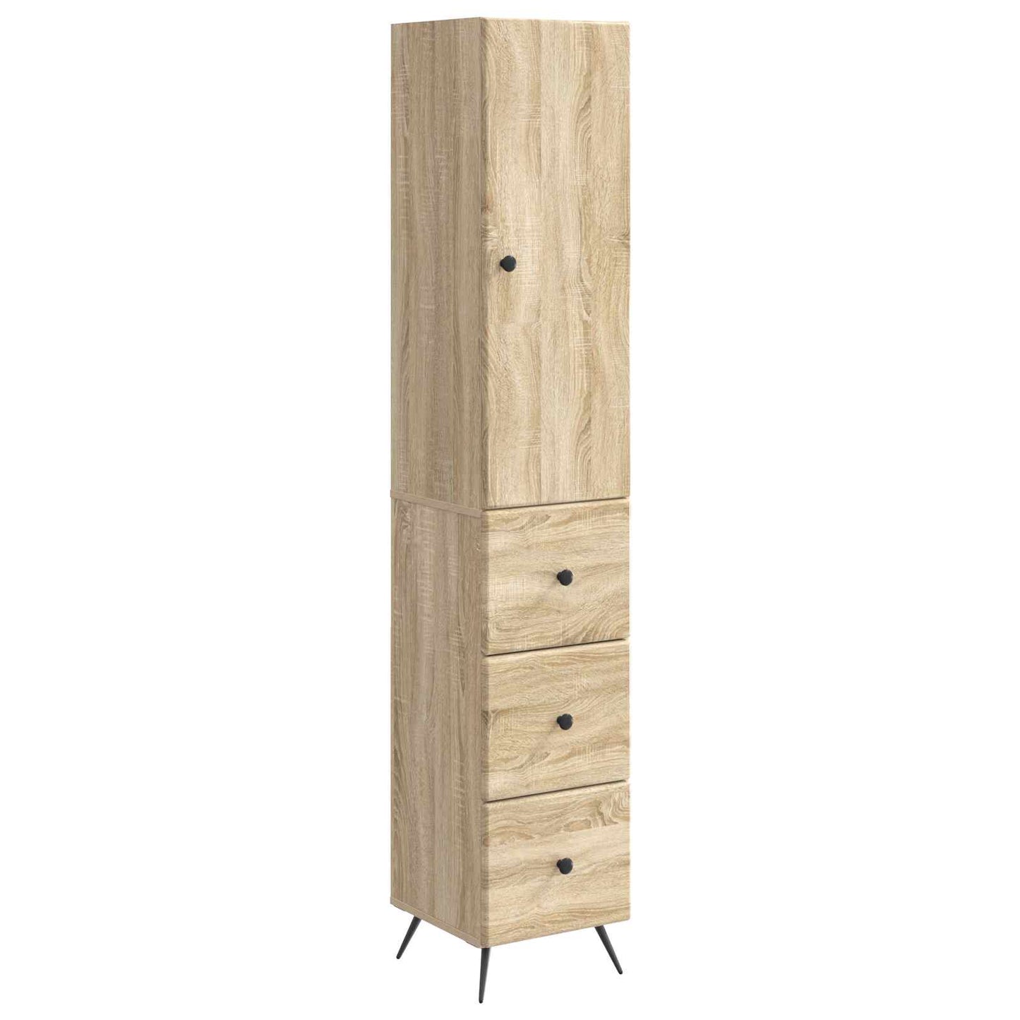 Cabinet Set 2 pcs Sonoma Oak 34.5 x 34.5 x 90 cm