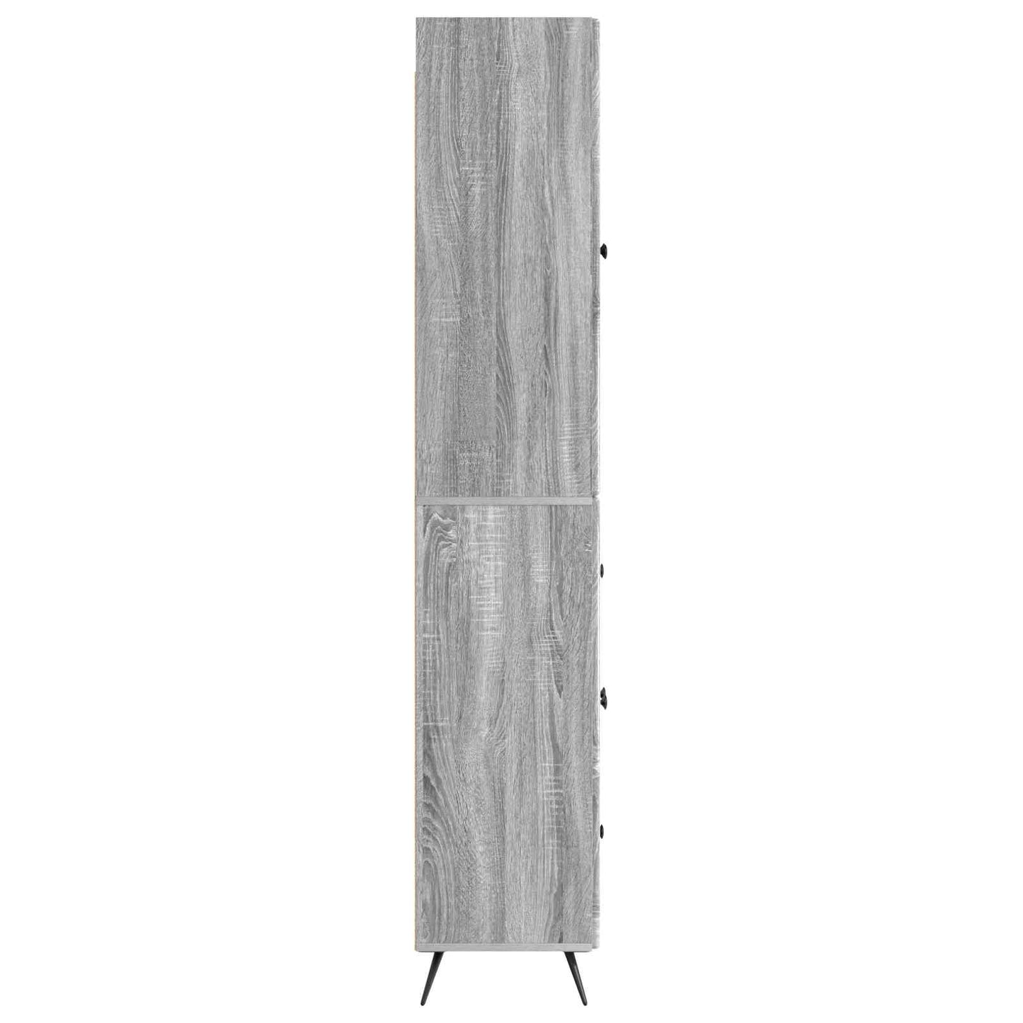 Cabinet Set 2 pcs Grey Sonoma Engineered Wood