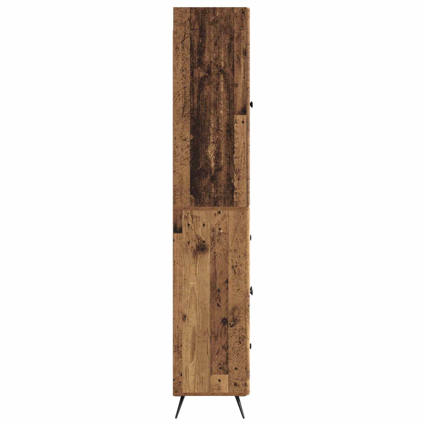 Cabinet Set 2 pcs Old Wood Engineered Wood